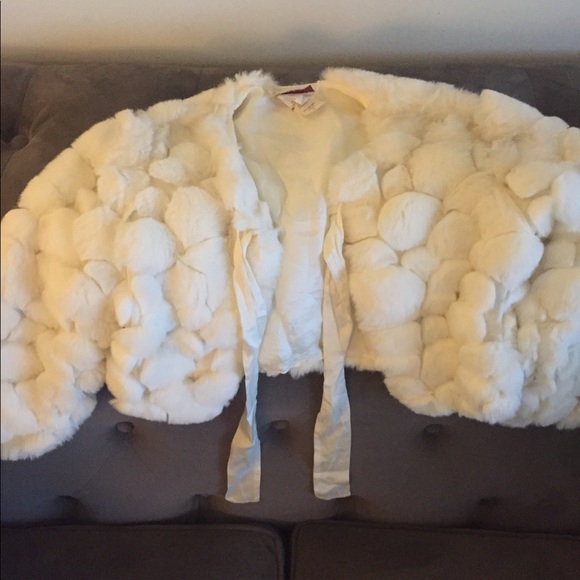 Just Kids Girls Fur Coat - Picture 2 of 4